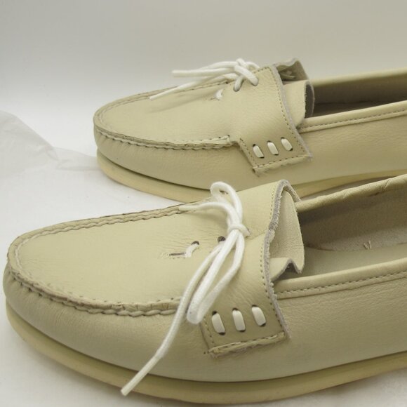 Sperry Topsider cream boat shoe in 8.5M - Picture 2 of 7